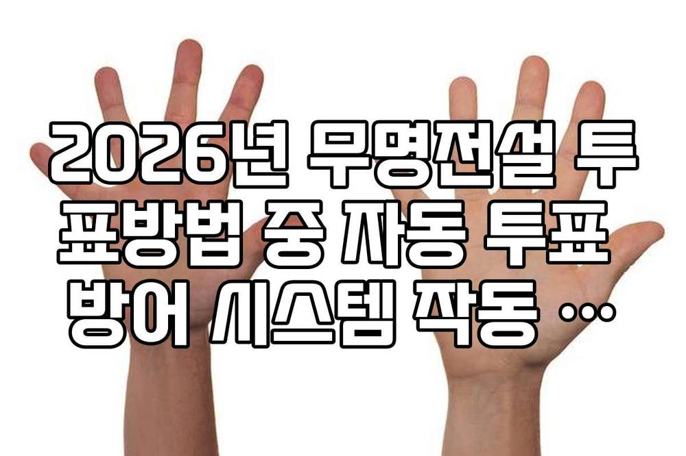 2026년 무명전설 투표방법 중 자동 투표 방어 시스템 작동 원리