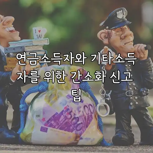 연금소득자와 기타소득자를 위한 간소화 신고 팁