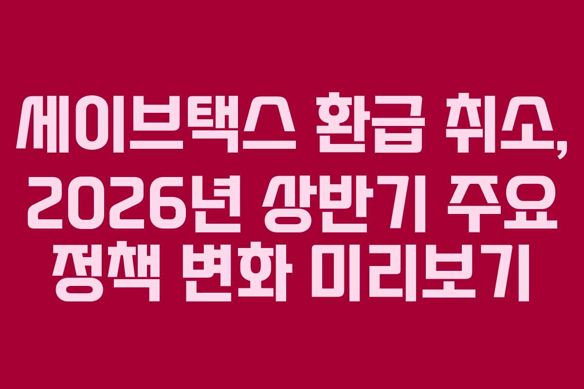 세이브택스-환급-취소,-2026년-상반기-주요-정책-변화-미리보기
