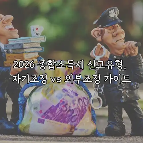 2026 종합소득세 신고유형, 자기조정 vs 외부조정 가이드